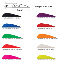 Оперение резиновое AAE ELITE EP-16 (100 шт)