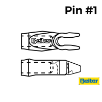 Хвостовик на пин BEITER ASYMMETRIC #1 (25 шт)
