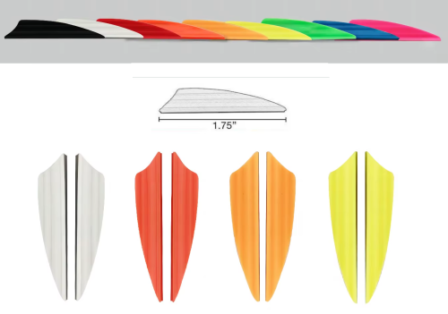 Оперение резиновое MUSEN Shield 1.75 (4.44см)