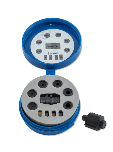 Комплект пипсайта Hamskea INSIGHT PEEP DELUXE (корпус, 6 втулок, линзы ABCD)