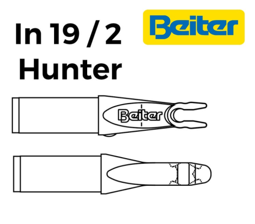 Хвостовик в трубку BEITER 19/2 HUNTER, (25шт)