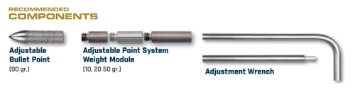 Грузики для наконечников переменного веса EASTON ADJUSTABLE POINT, 6шт