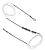 Тетива для классического лука CORE DACRON с защитой пальцев 54"-12